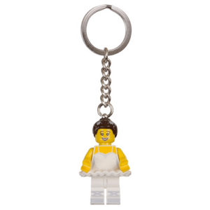Ballerina LEGO Minifigure keyring / keychain 853667 - Image 1