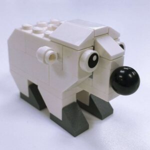 Constructibles Polar Bear LEGO Parts & Instructions Kit - 40208 - Image 1