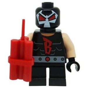 LEGO DC Bane *SHORT LEGS* Minifigure from 76062 Mighty Micros Set - Image 1