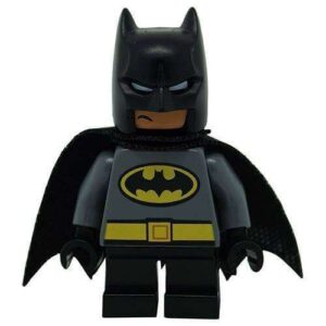 LEGO DC Super Heroes Grey Batman *SHORT LEGS* Minifigure from 76061 - Image 1