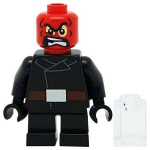 Genuine LEGO Marvel RED SKULL *Short Legs* Minifigure SPLIT from 76065 Mighty Micros Set - Image 1