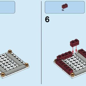 LEGO Christmas Snowglobe Set 40223 (Damaged Box) - Image 4