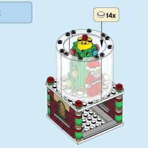 LEGO Christmas Snowglobe Set 40223 (Damaged Box) - Image 7