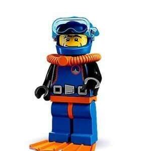 LEGO 8683 Series Minifigures 1 - Sea Diver Minifigure - Image 1