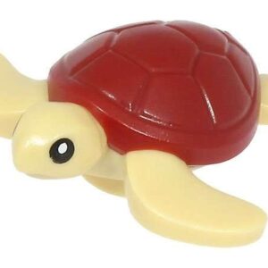 LEGO Animals City Tan Sea Turtle Minifigure - Image 1