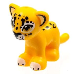LEGO Animals Disney Bright Light Yellow Baby Tiger Lion Jaguar Parce Minifigure - Image 1