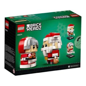 LEGO Brickheadz Mr and Mrs Claus Set 40274 - Image 3