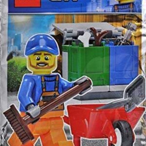 LEGO City Garbage Man Minifigure Foil Pack Set 951809 - Image 1