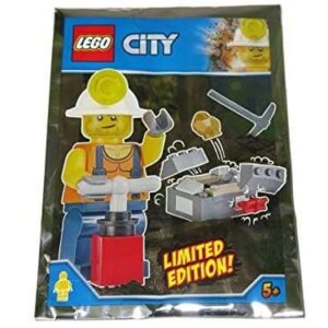 LEGO City Miner Minifigure Promo Foil Bag Set 951806 - Image 1