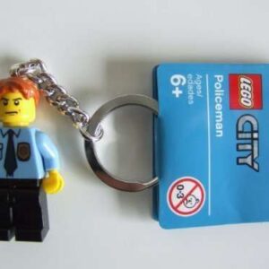 LEGO City Policeman Minifigure Keyring / Keychain 853091 - Image 1