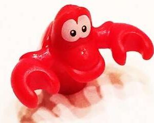 LEGO Disney Red Crab Sebastian Minifigure from Little Mermaid - Image 1