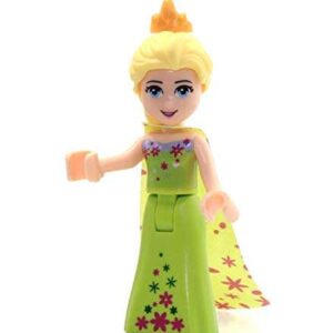 LEGO Disney Princess Frozen Elsa in Lime Dress Minifigure From 41068 - Image 1
