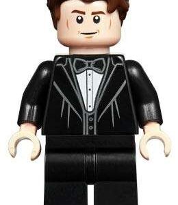 LEGO Harry Potter Cedric Diggory in Black Suit and Bow Tie Minifigure from 75948 - Image 1