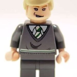 LEGO Harry Potter: Draco Malfoy, Dark Grey Sweater, Smirk Minifigure - Image 1