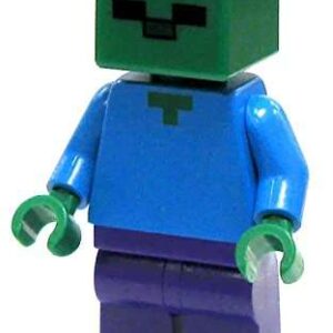 LEGO Minecraft Zombie Minifigure from 21141 - Image 1