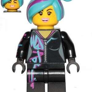 LEGO Movie 2 Lucy Wyldstyle with Magenta Lined Hoodie Minifigure from 70847 - Image 1