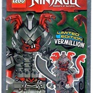 LEGO Ninjago Vermillion Warrior Minifigure Foil Pack Set 891726 (Bagged) - Image 1