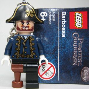 LEGO Pirates of the Caribbean: Captain Hector Barbossa keyring / keychain - Image 1