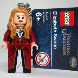 LEGO Pirates of the Caribbean Elizabeth Swann keyring / keychain 853188 - Image 1