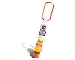 LEGO Rescue keyring / keychain with Pen + Bead Elements keyring / keychain 3816 (Bagged) - Image 1