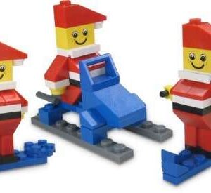 LEGO Seasonal: Mini Santa Set (Skiing, Surfboarding, Snowmobile) Set 40022 - Image 1