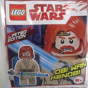 LEGO Star Wars Obi-Wan Kenobi Minifigure with Blue Lightsaber Foil Pack Set 911839 - Image 3