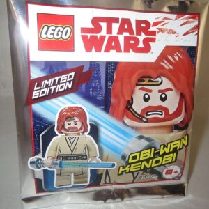LEGO Star Wars Obi-Wan Kenobi Minifigure with Blue Lightsaber Foil Pack Set 911839 - Image 1