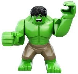 LEGO Superheroes Hulk Brown Pants Supersize Minifigure - from 6868 - Image 1
