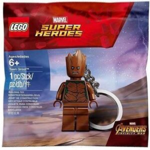 LEGO Super Heroes Teen Groot Minifigure keyring / keychain Polybag Set 5005244 - Image 1