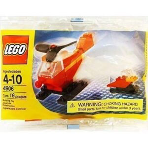 LEGO Basic - HELICOPTER POLYBAG Set 4906 (Small collector's item) - Image 1