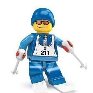 LEGO Collectable Minifigure Series 2 - Downhill Skier (Sealed) - Image 1