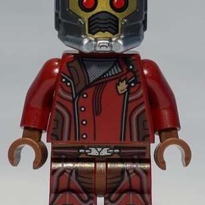 LEGO Marvel Guardians of the Galaxy - STAR LORD (Side zip) - Minifigure - Split from set 76021 - Image 3