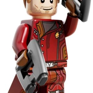 LEGO Marvel Guardians of the Galaxy - STAR LORD (Side zip) - Minifigure - Split from set 76021 - Image 1