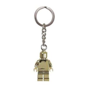 LEGO gold minifigure keyring / keychain - Image 1