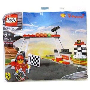 LEGO Shell V-Power Finish Line, Podium and Minifigure Polybag Set 40194 - Image 1