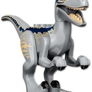 LEGO Animal Light Bluish Grey Velociraptor Minifigure Jurassic World Blue from 76946 - Image 1