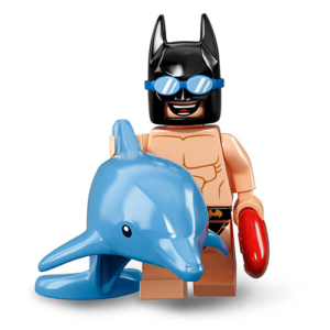 LEGO The Batman Movie Series 2 Swim Suit Batman Minifigure 71020 - Image 1