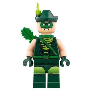 The LEGO Batman Movie GREEN ARROW Minifigure Split from 70919 (Bagged) - Image 1