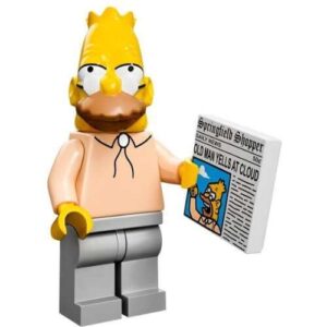 The Simpsons LEGO Mini Figure Grandpa - Image 1