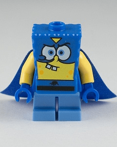 LEGO Spongebob Squarepants Super Hero Minifigure from 3815 - Image 1