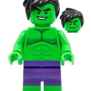 LEGO Marvel Superheroes Hulk Grin Minifigure from 10782 - Image 1
