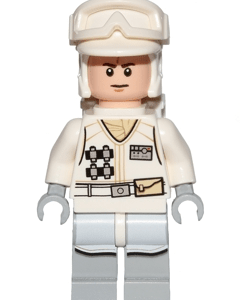 LEGO Star Wars Hoth Rebel Trooper White Uniform (Frown) from 75138 - Image 1