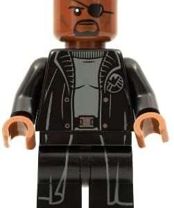 LEGO Marvel Super Heroes Nick Fury Sweater + Trenchcoat Minifigure from 76153 - Image 1