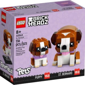 LEGO BrickHeadz Saint Bernard Dog and Puppy Set 40543 - Image 1