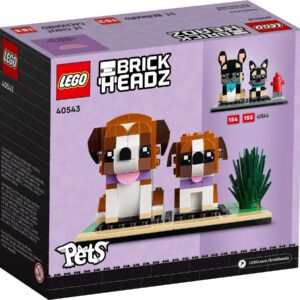 LEGO BrickHeadz Saint Bernard Dog and Puppy Set 40543 - Image 3