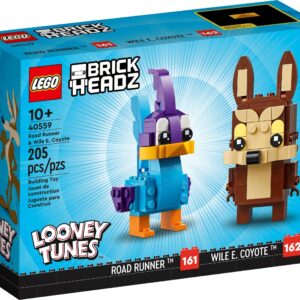 LEGO Brickheadz Looney Tunes Road Runner and Wile E. Coyote Set 40559 - Image 1
