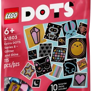 LEGO DOTS Extra DOTS Series 8 – Glitter and Shine Tiles Set Polybag 41803 - Image 2