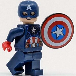 LEGO Super Heroes Captain America With Red Hands Minifigure from 76168 - Image 1