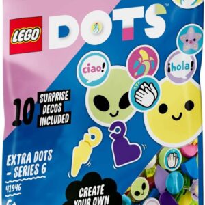 LEGO DOTS Extra DOTS – Series 6 Emoji Tiles Beads Polybag Set 41946 - Image 2