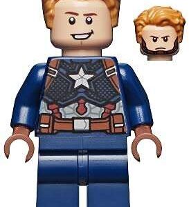 LEGO Marvel Super Heroes Captain America Detailed Suit Minifigure from 76192 - Image 1